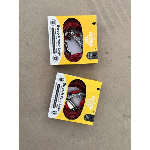 NewInBox "Stretch Your Legs" Dog Tie Out Trolley with Cable - Picture 3 of 4